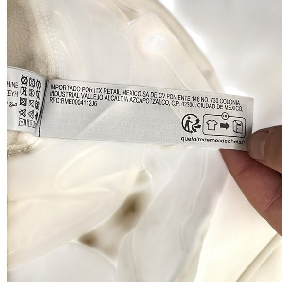 Oysho Womens Ski Snow PantsEU 38 US 6 Cream Flare Fit Stretch 0375/626 NWT - Picture 11 of 15